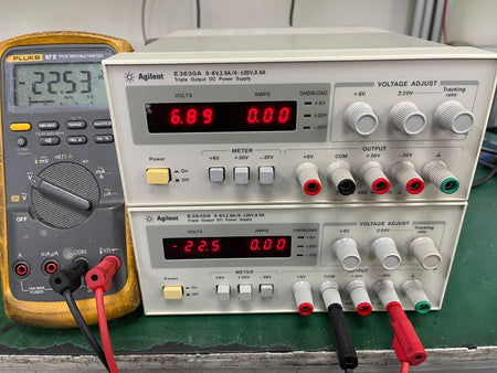 Agilent E3630A Triple Output DC Power Supply, 0-6V, 2.5A, 0 to ±20V, 0.5A, 35W