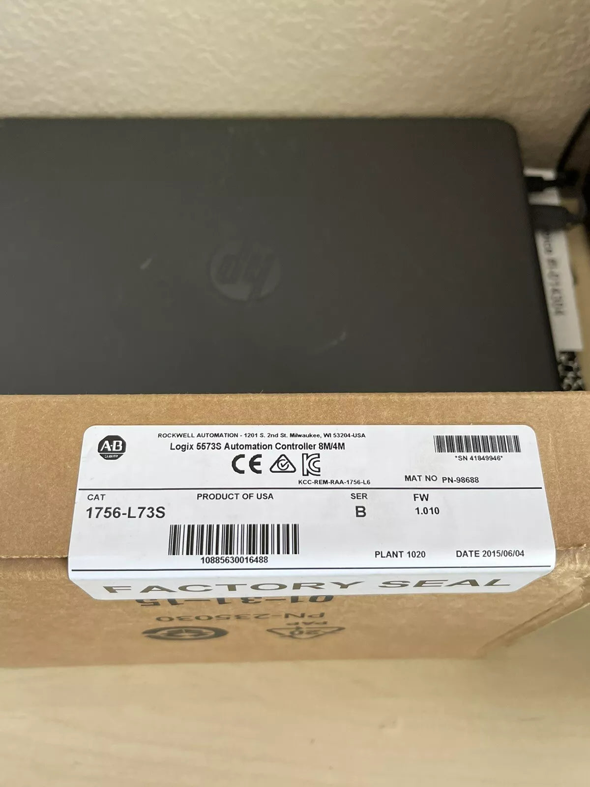 Allen-Bradley 1756-L73S Controller (New Sealed)