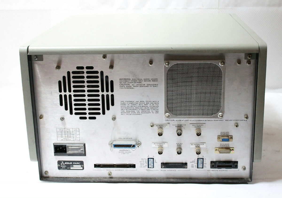 EG&G / Princeton Applied Research Potentiostat Galvanostat Model 273 AS-IS