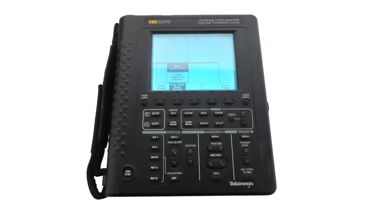 Tektronix TekScope Autoranging 100MHz Scope Dmm Time 500mS/s
