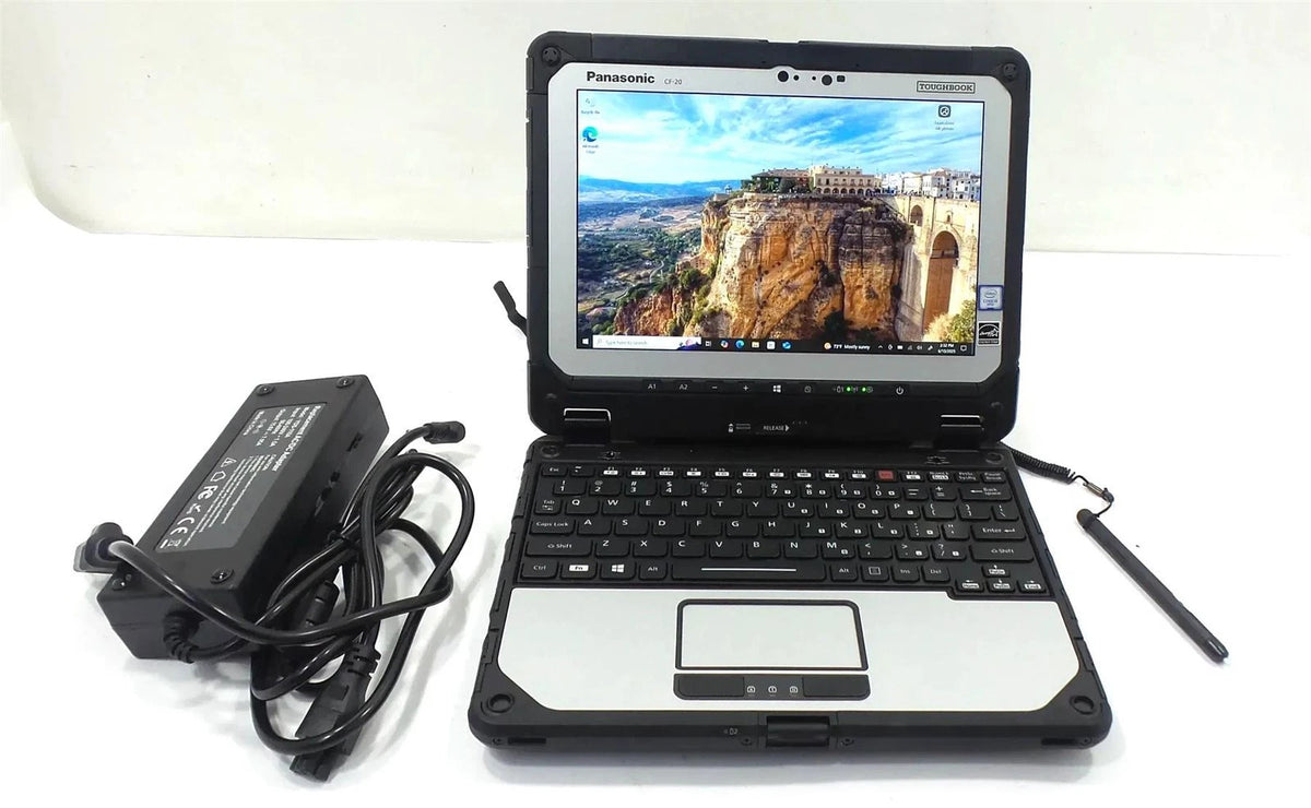 Panasonic Toughbook CF-20 Core i5-7Y57 1.2GHz 8GB 128GB SSD Win 10 Pro