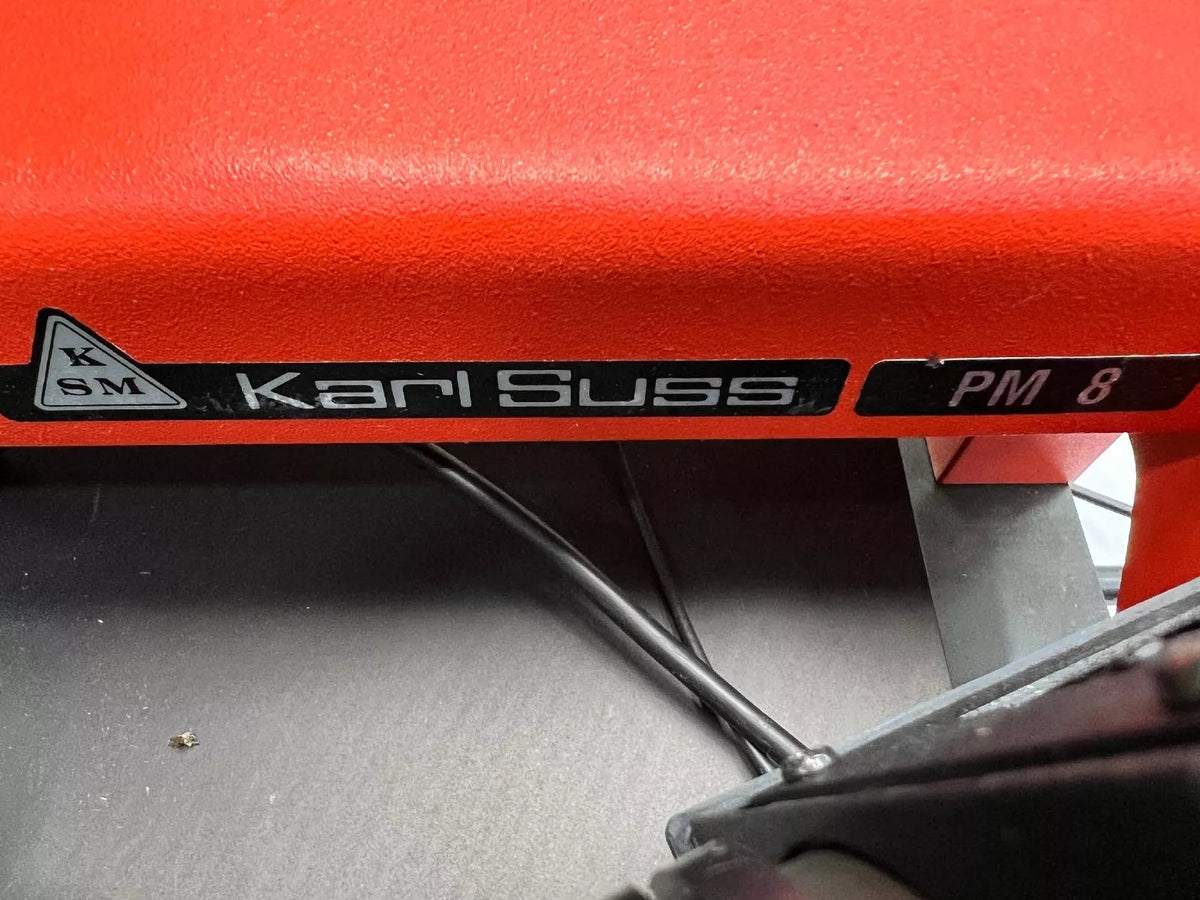 Karl Suss PM8 8-Inch Manual Probe Station with Vibraplane Vibration ISO Workstation