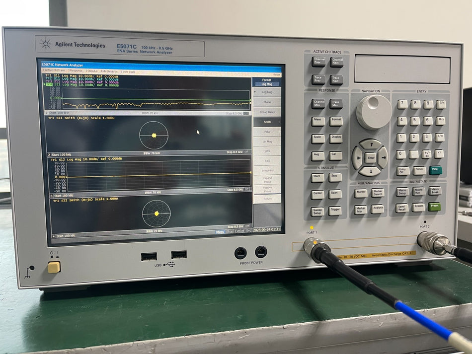 Agilent E5071C ENA RF Network Analyzer 100kHz–8.5GHz