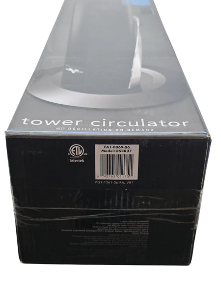 Vornado 37" Oscillating Tower Fan OSCR37 - Black - Free Shipping.