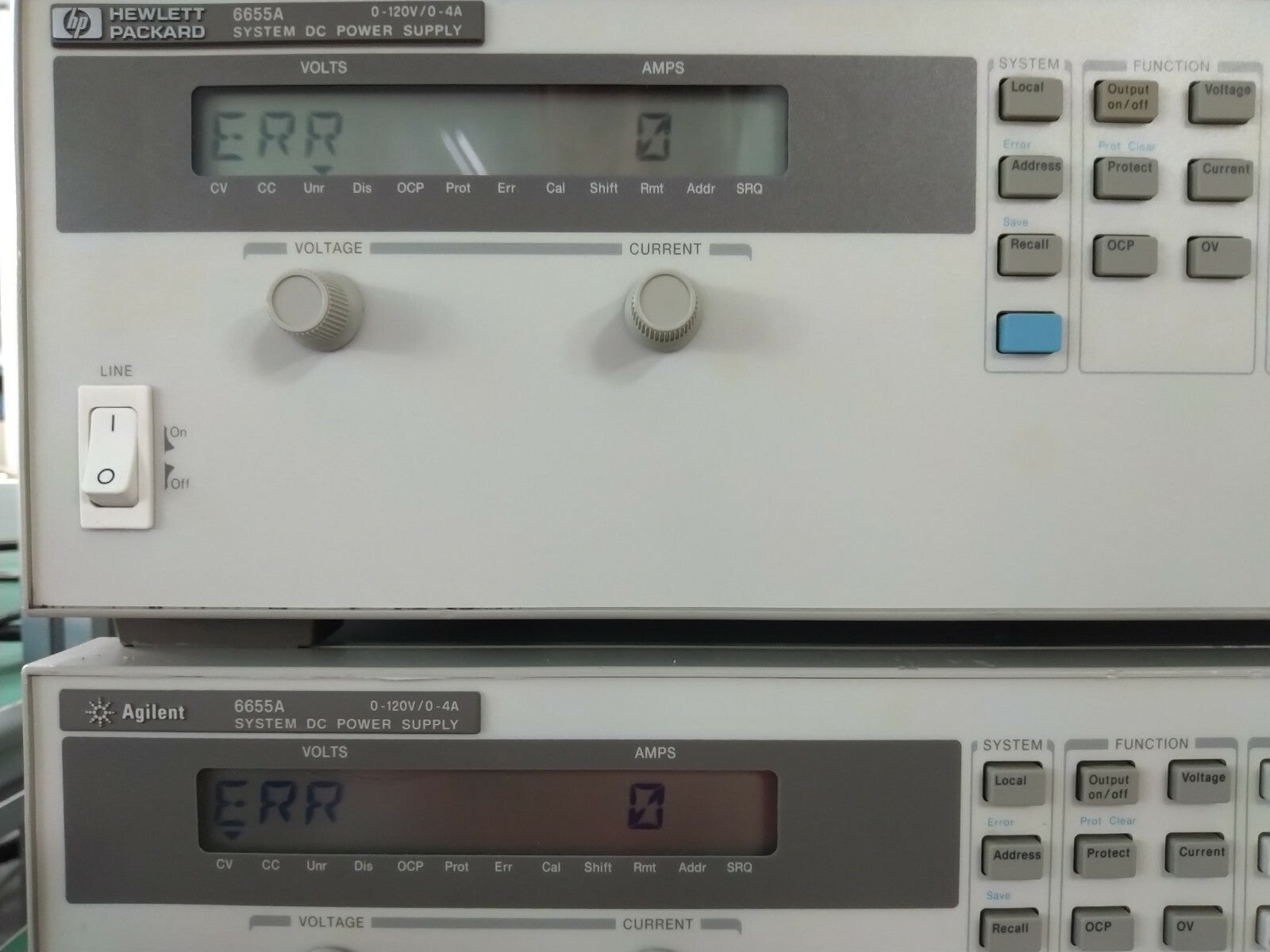 HP Agilent 6655A System DC Power Supply, 120V / 4A