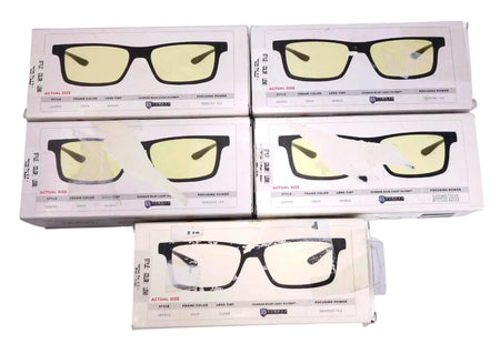 Lot of 5 GUNNAR - VERTEX Blue Light Gaming & Computer - Onyx - Free shipping