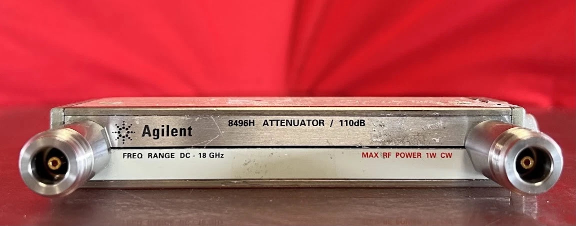 Agilent/Keysight 8496H Programmable Attenuator 18 GHz 110dB Type-N or SMA