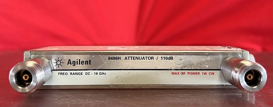 Agilent/Keysight 8496H Programmable Attenuator 18 GHz 110dB Type-N or SMA