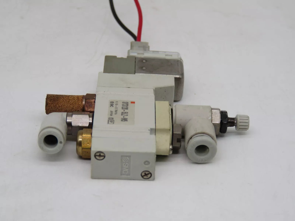 SMC SY3120-5LZ-M5 Solenoid Valve 5 Port Body Ported Single Unit 24VDC
