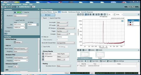 Audio Precision APX515 Audio Analyzer with Wide Range of Measurement Features