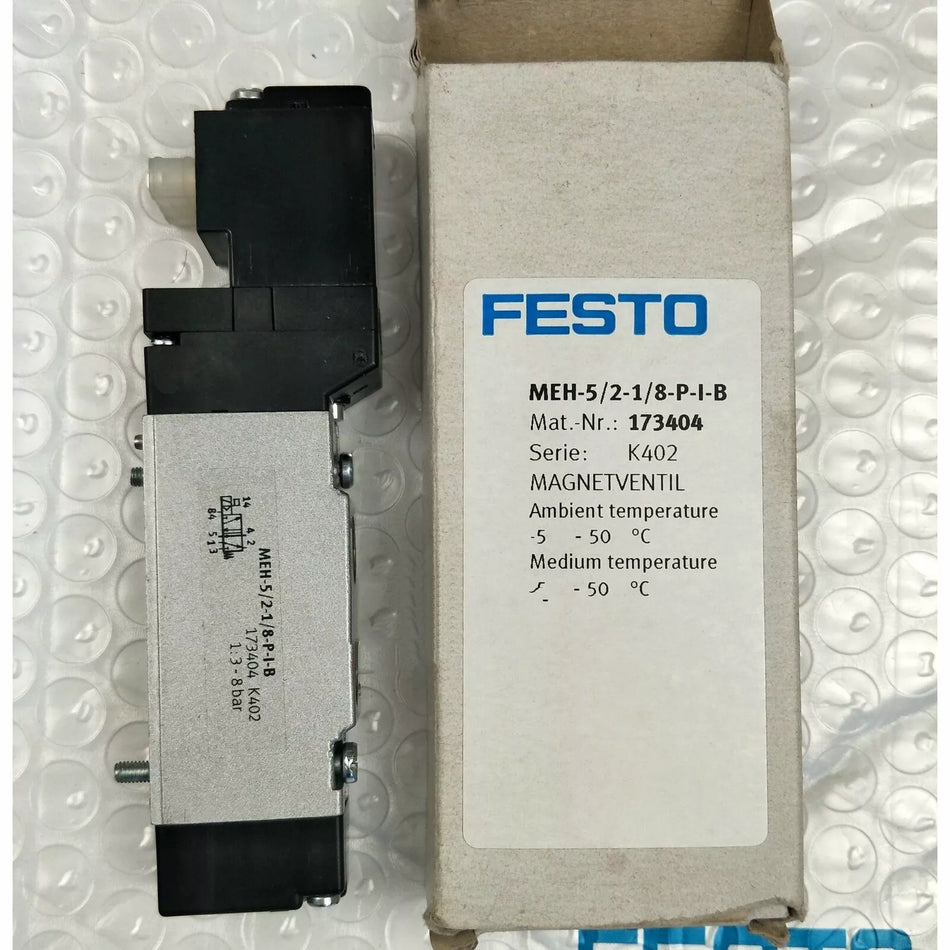 Festo MEH-5/2-1/8-P-I-B 173404 Solenoid Valve