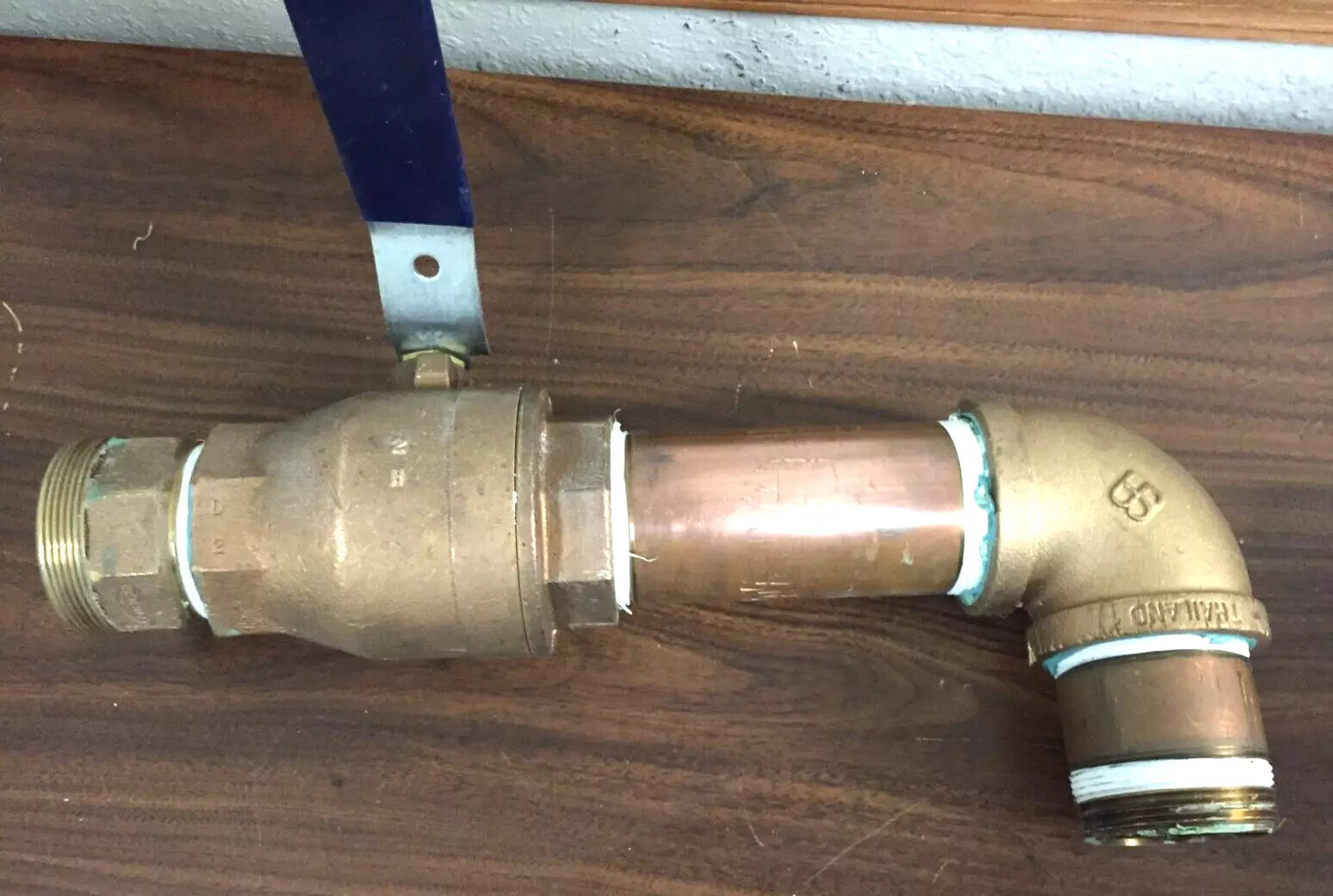 NIBCO 2 Female NPT Threaded Bronze Ball Valve, 600 CWP, 150 SWP with Fittings