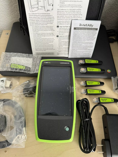 NetAlly LinkRunner G2 Smart Ethernet & Network Tester Kit - NEW