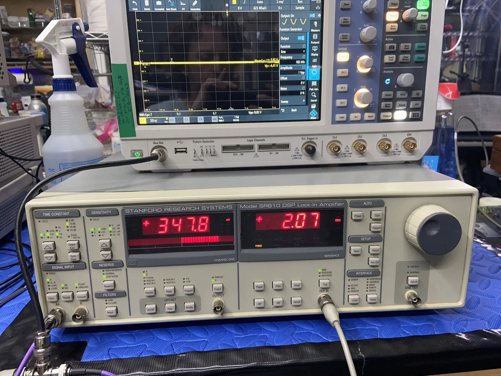 Stanford Research SRS Lock-in-Amplif ier Repair Service: Sr810 Sr830 Sr850 READ!