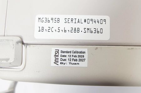 Anritsu MG3695B 0.01 to 50 GHz RF / Microwave Signal Generator CALIBRATED