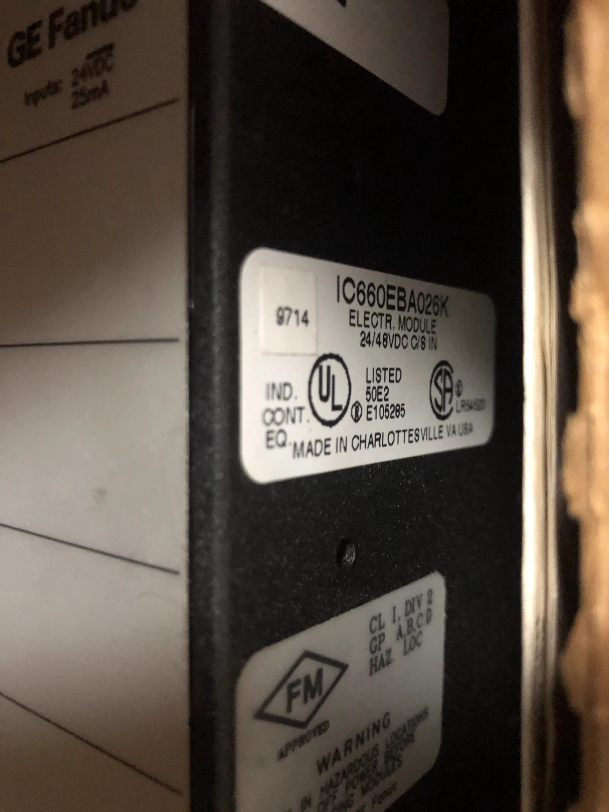 GE FANUC IC660BBA026/IC660EBA026/IC660TBA026 - Product Details