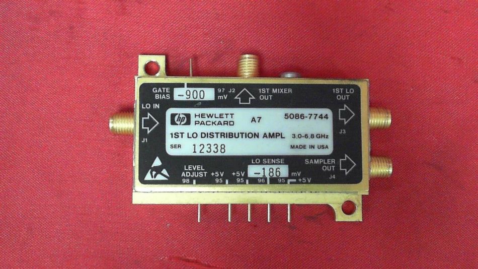 HP Agilent Keysight 5086-7744 LO Distribution Amplifier