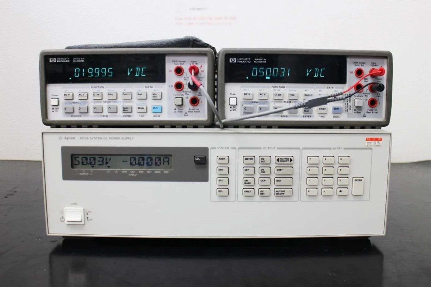 Agilent 6623A 3ch 50V 5A 80W System Power Supply
