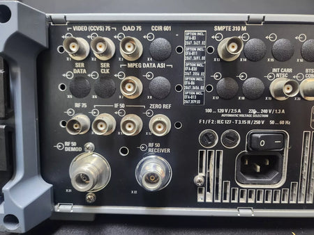 R&S EFA TV Test Receiver with Opt. B3,6,11,13,30 AS-IS (0186)