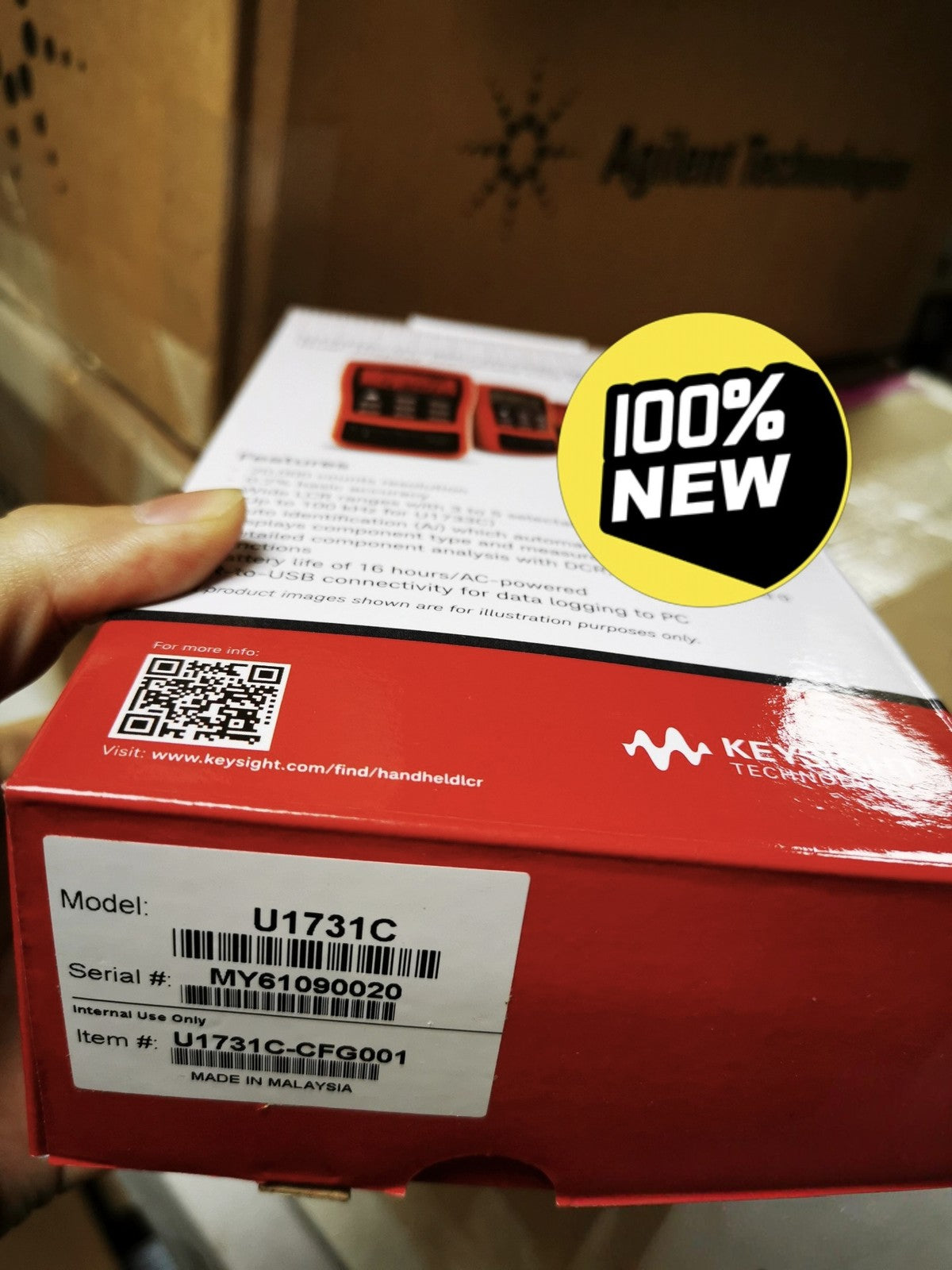 U1731C Handheld LCR Meter by Keysight