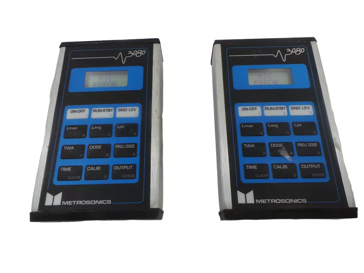 Lot of 2 Metrosonics DB-3080 Permissible Sound Level Meter