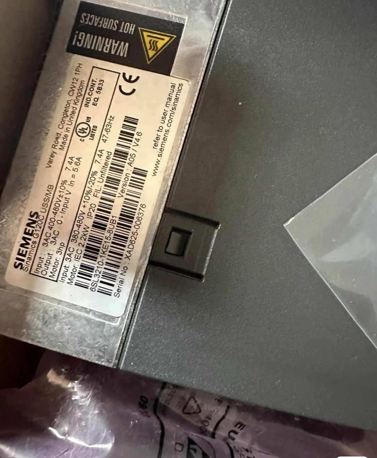 Siemens 6SL3210-1KE15-8UB1: Compact and Efficient Drive Controller