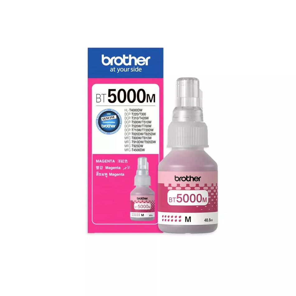 Brother BT5000M Magenta Ink Bottle for Inkjet Printers