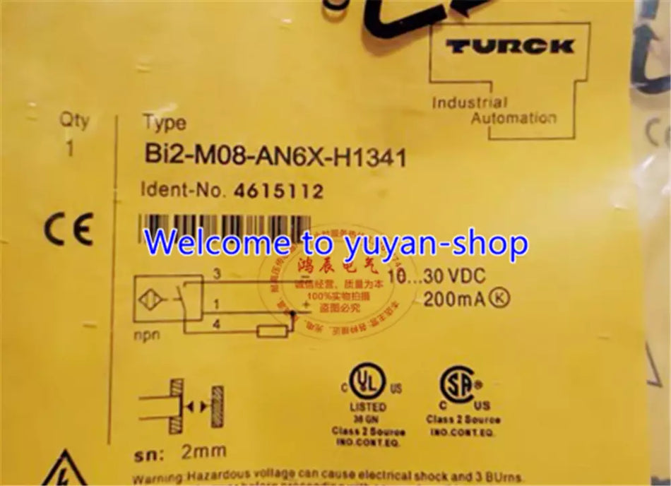 1PCS NEW FOR TURCK BI2-M08-AN6X-H1341 Inductive Sensor