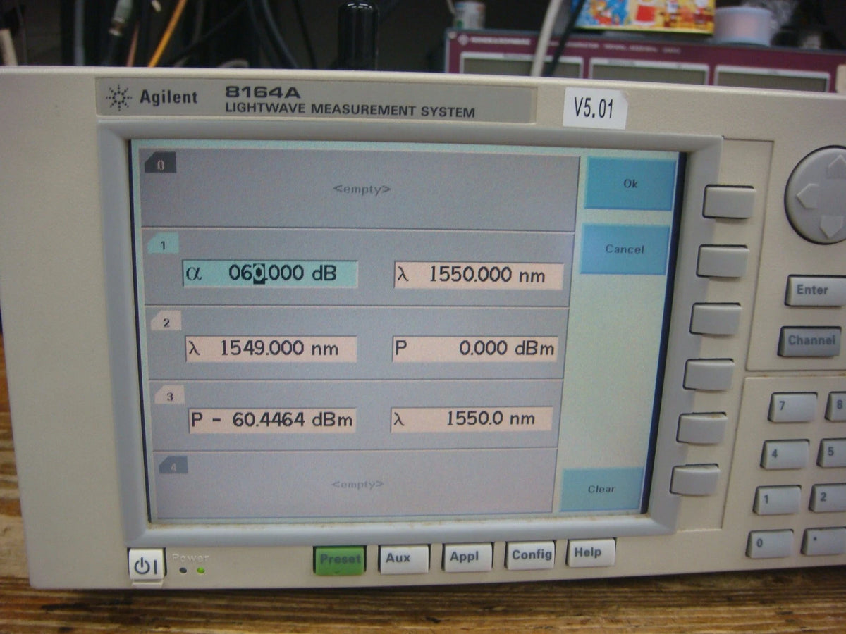 Keysight Agilent HP 81570A 60dB 1200-1700nm Optical Attenuator