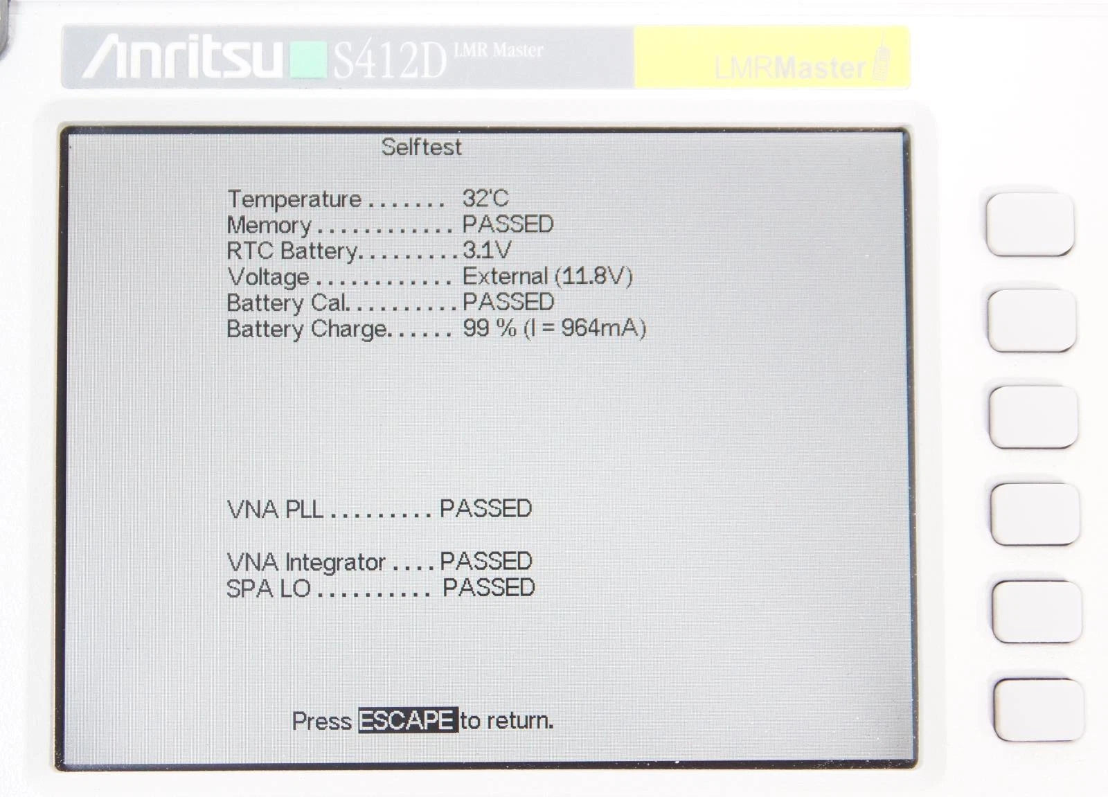 Anritsu S412D LMR Master Land Mobile Radio Modulation Analyzer Multiple Options