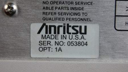 Anritsu 37369D-1A 053804 Vector Net An (Lightning) 40 MHz to 40 GHz