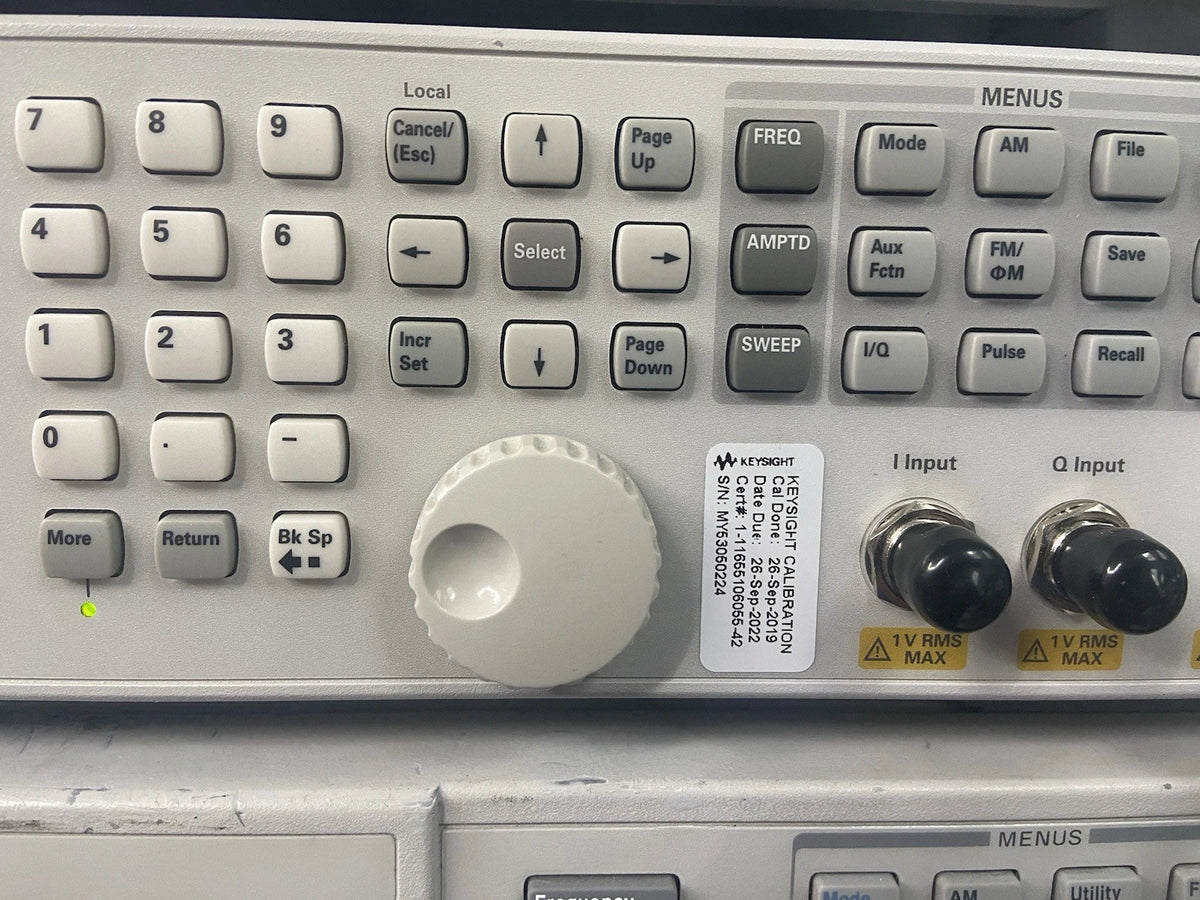 Agilent Keysight MXG N5182B Vector Signal Generator 9kHz-3GHz