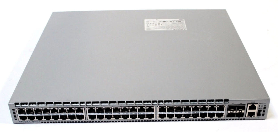 Arista DCS-7048T-A 48x 100/1000 + 4x SFP+ Ports Switch Rear To Front Airflow QTY