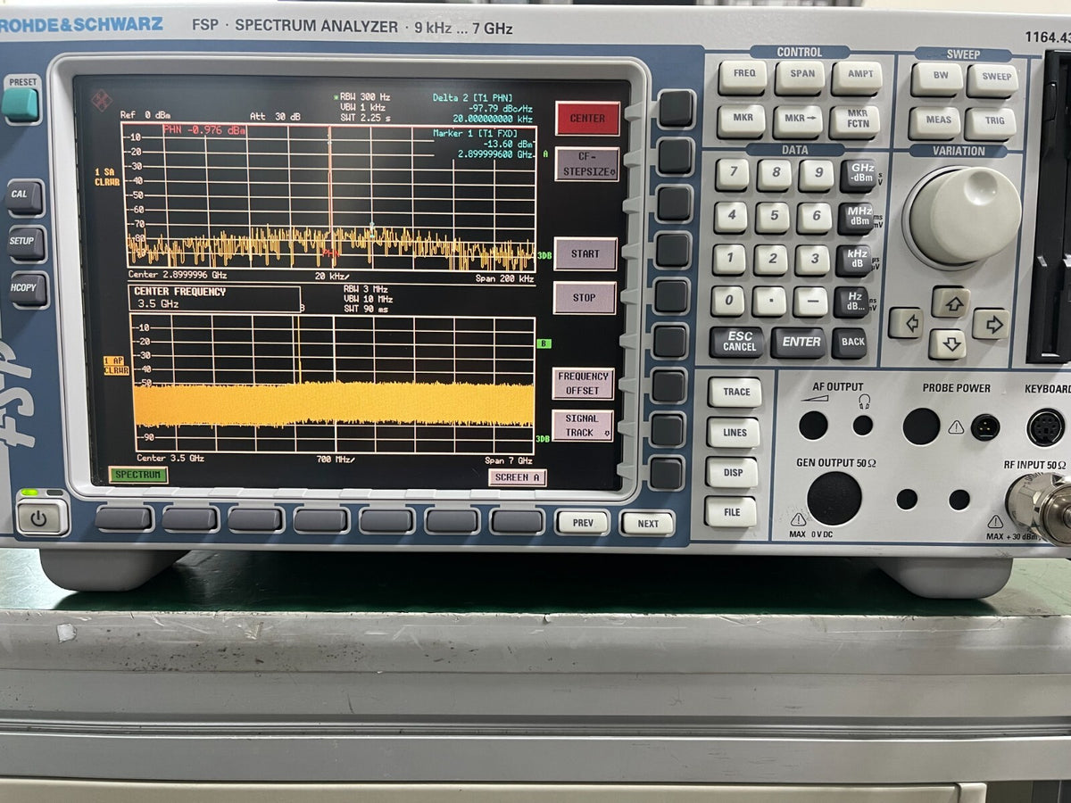 Rohde &amp; Schwarz FSP7 Spectrum Analyzer 9 kHz - 7 GHz _ 101074