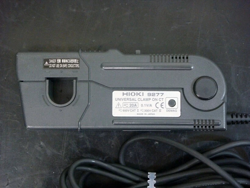 HIOKI 9277 DC-100kHz 20A Universal Clump-on CT