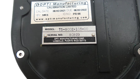 Pacific Scientific T5 Cable Tensiometer T5-8002-105 - Free Shipping