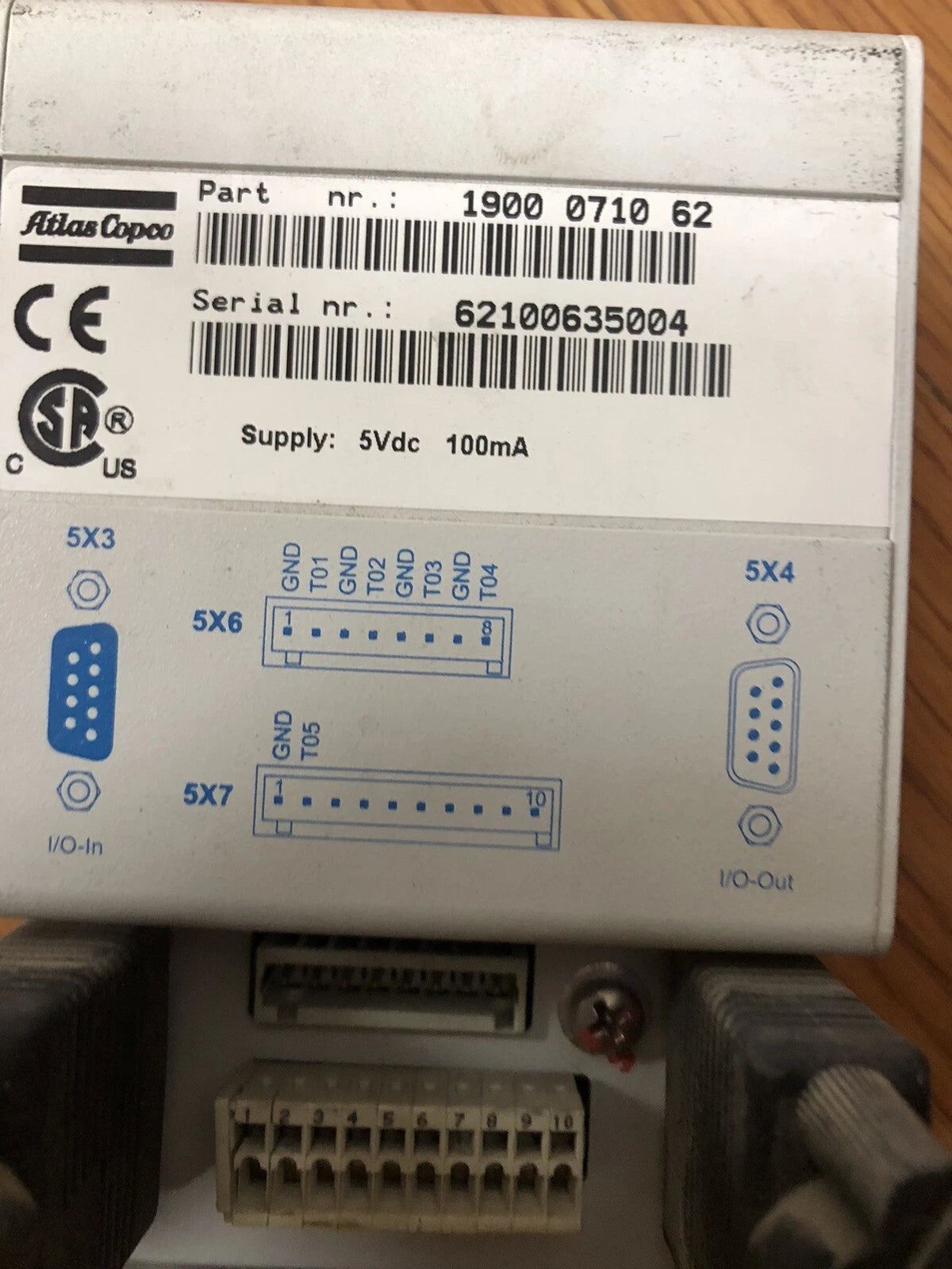 ATLAS COPCO communication module, Type: 1900 0710 62