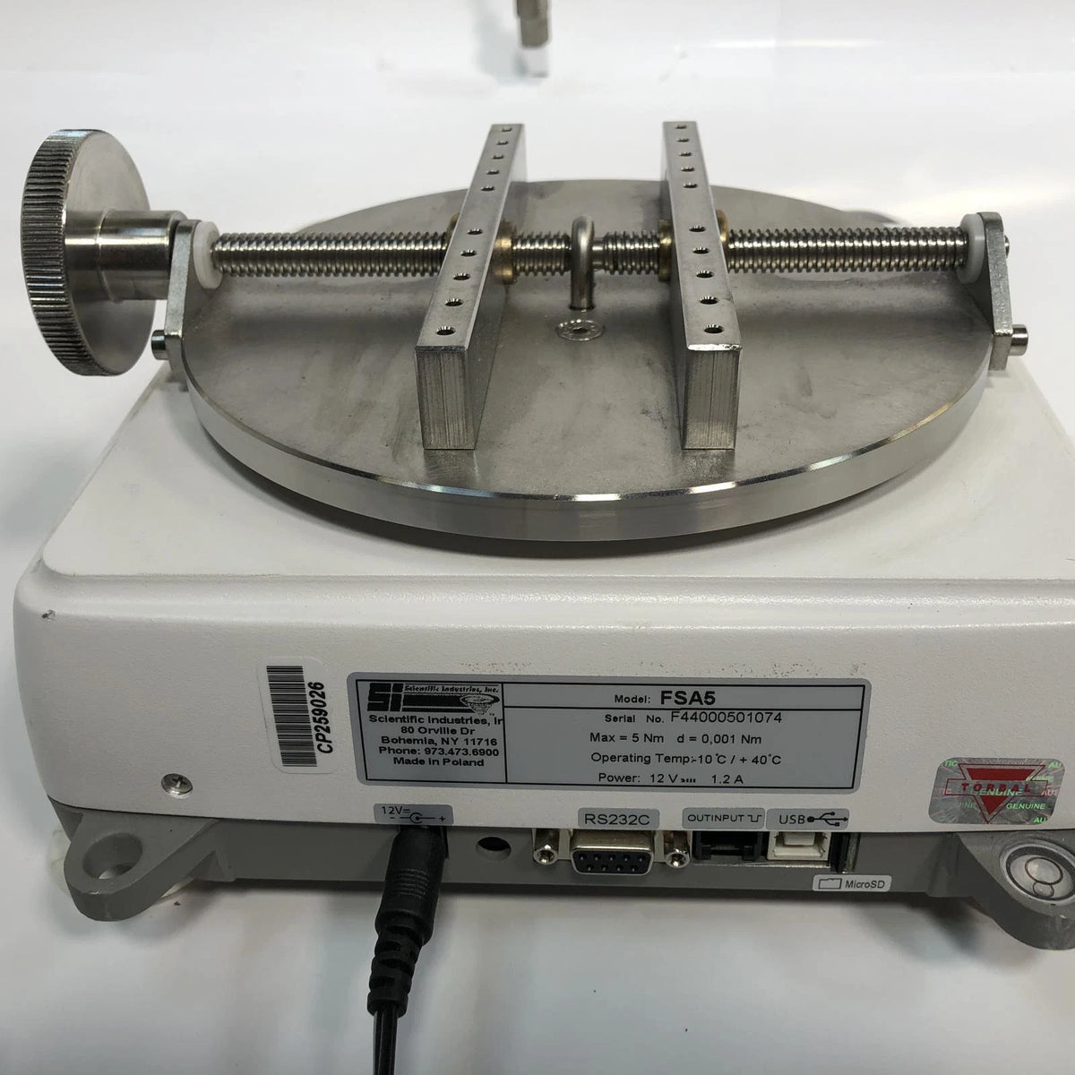 FSA5 Torbal Cap Tester FS Torque gauge 5 n/m