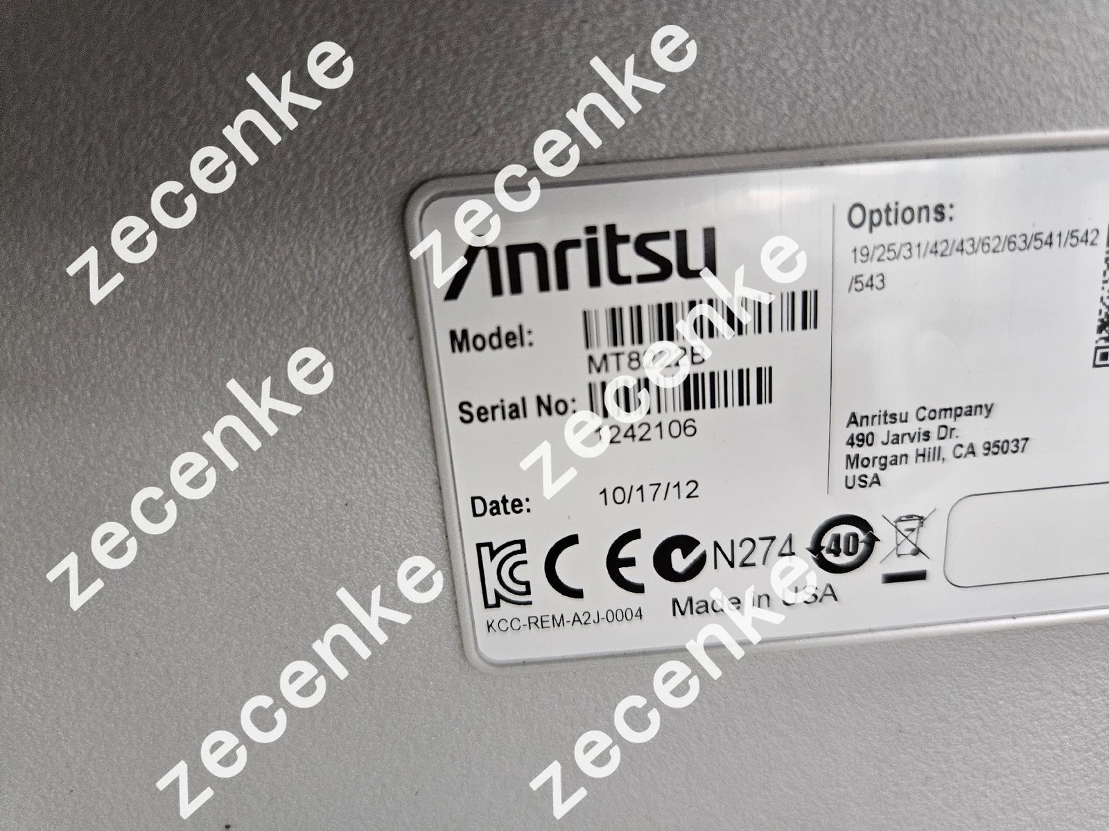 ANRITSU MT8222B Used Base Station Analyzer Tested Good DHL/FedEx