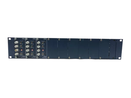 DTL Broadcast 5AV2645 2U 19 Rack Mounting Frame with 3 5AV2628 VDA