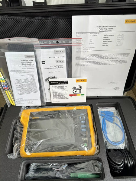Fluke 1777 Three-Phase Power Quality Analyzer Calibrated 2025 / Factory Sealed