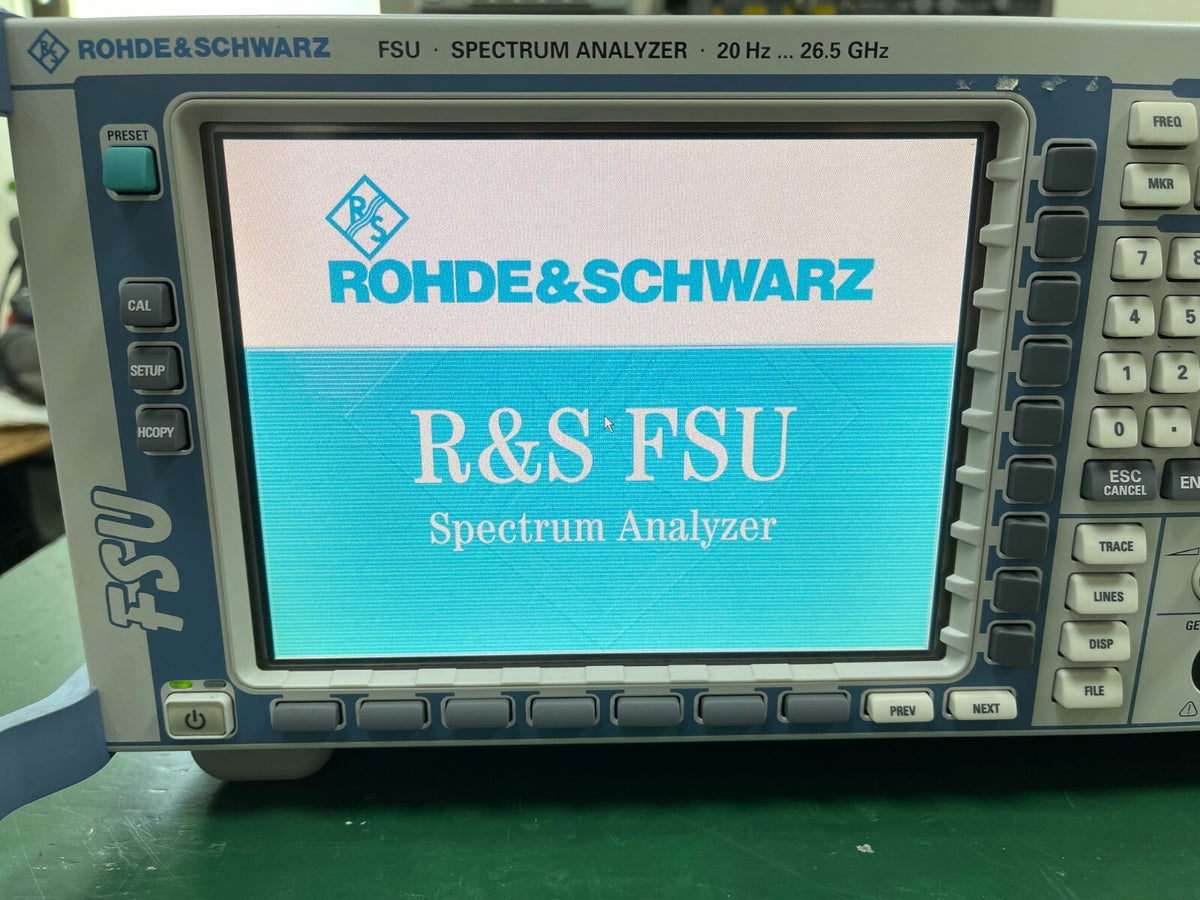 Rohde &amp; Schwarz FSU26 20 Hz - 26.5 GHz Spectrum Analyzer w/ Opt.  K72/K73 _0345