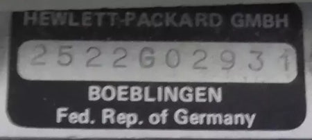 HP 8112A Pulse Generator 50MHz for Precision Signal Generation