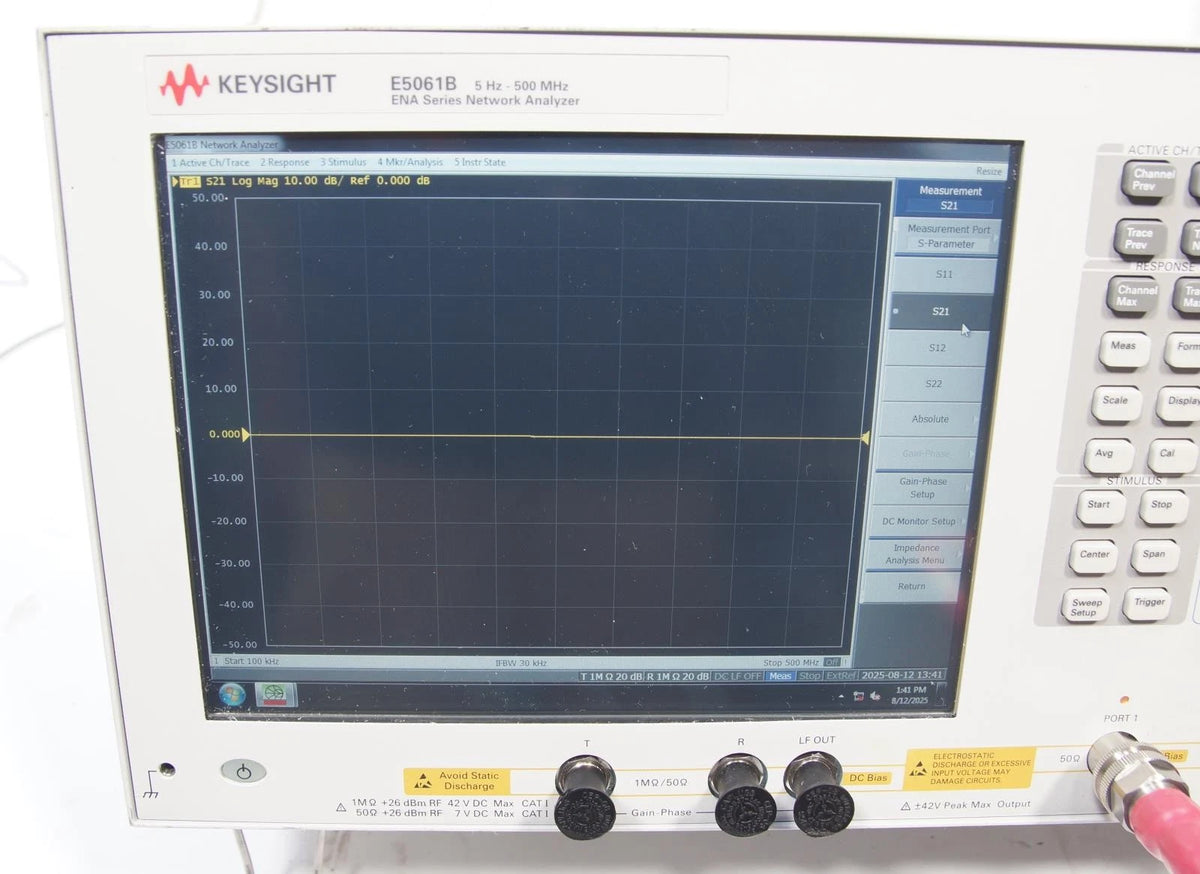 Agilent Keysight E5061B 5Hz - 500MHz ENA Network Analyzer OPT 3L3 020 005