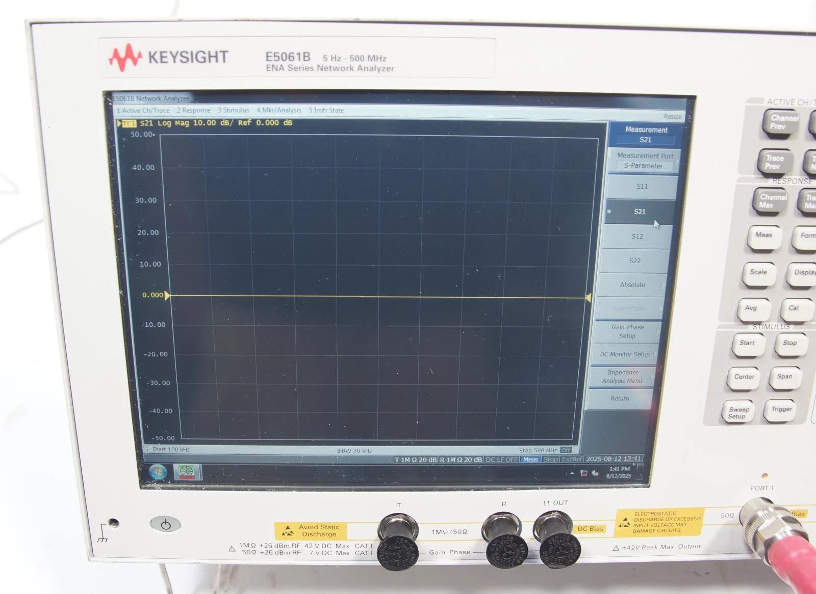 Agilent Keysight E5061B 5Hz - 500MHz ENA Network Analyzer OPT 3L3 020 005