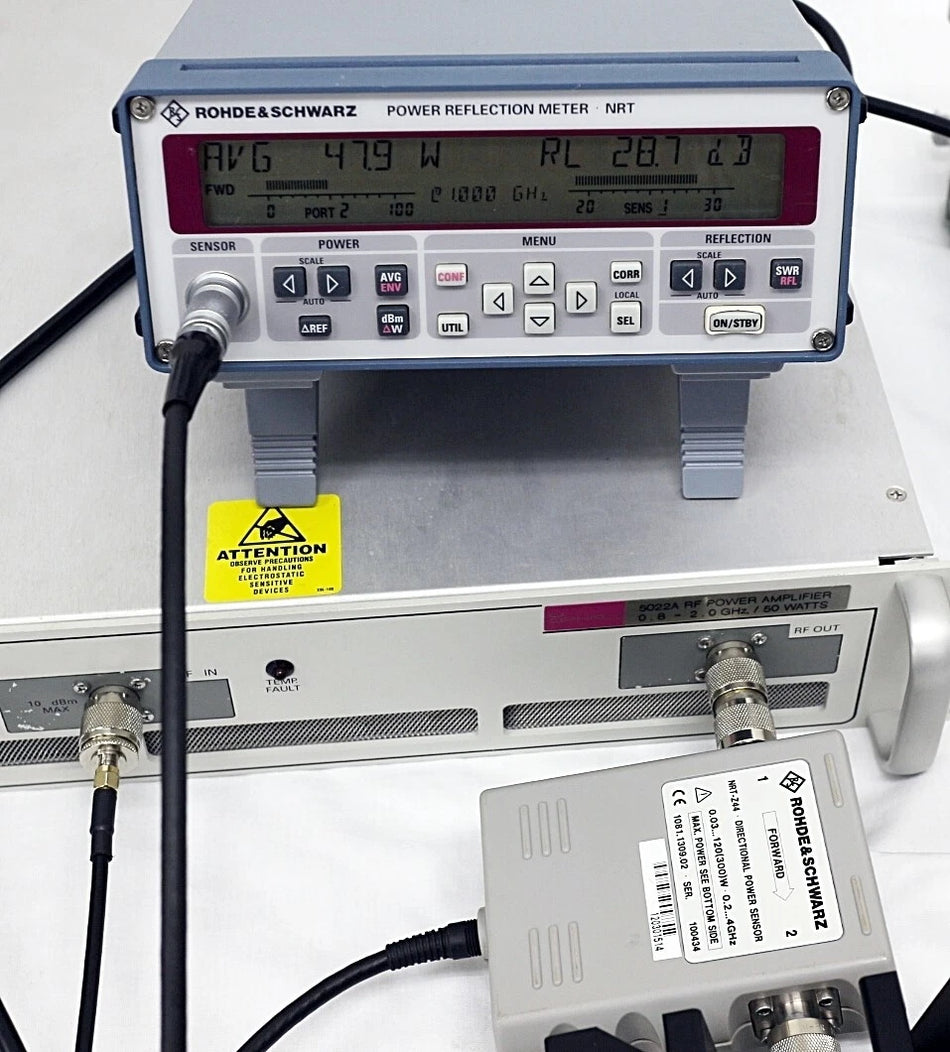 Rohde & Schwarz NRT + NRT-Z44 Power Reflection Meter