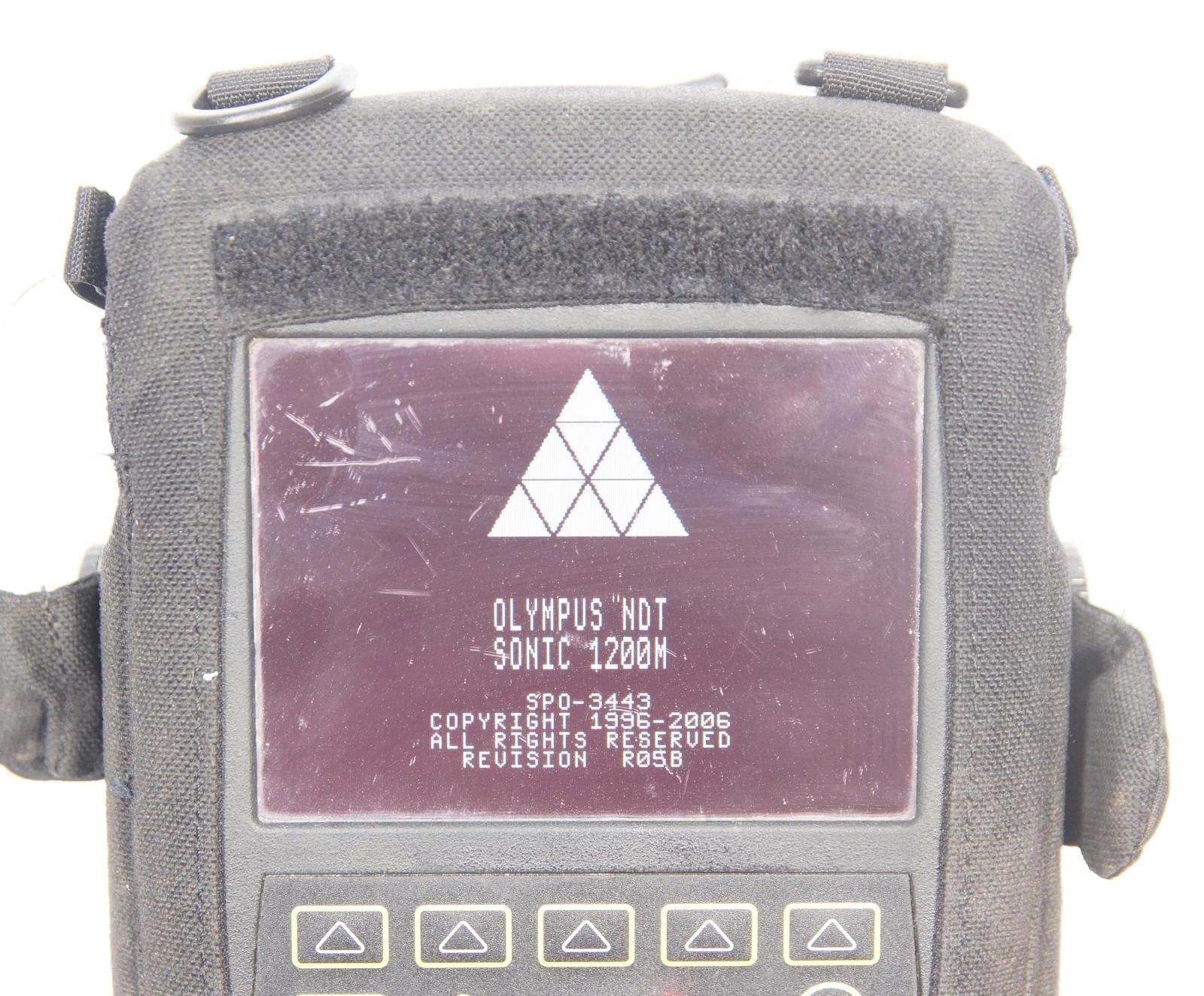 Olympus Sonic 1200M EMI Ultrasonic Flaw Detector with Transducer Kit