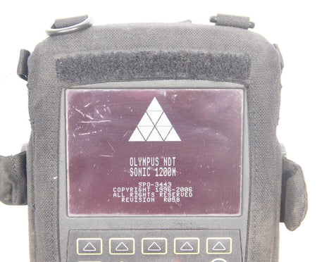 Olympus Sonic 1200M EMI Ultrasonic Flaw Detector with Transducer Kit