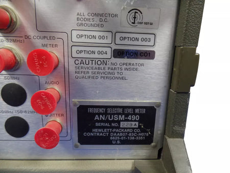 HP 3586B Selective Level Meter - High Precision Frequency Analysis Tool