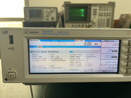 Agilent N5181A MXG Analog Signal Generator 100kHz-3GHz , W/ 503, UNT_ 3928 - XG eqpt